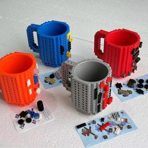 สินค้าใหม่ 2025 ขวดน้ำ บล็อกต่อ DIY แก้วน้ำพลาสติก แก้วกาแฟ - Product Image 2