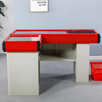 Table de caissier en acier pratique pour épicerie et dépannage