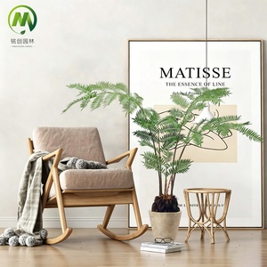 Grande Pianta Artificiale di Felce Bracken <span class=keywords><strong>in</strong></span> <span class=keywords><strong>Vaso</strong></span>, Foglie Verdi di Felce <span class=keywords><strong>in</strong></span> Contenitore, Bonsai Artificiale di Felce - Product Image 5