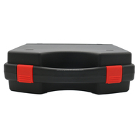 Mallette à outils PP à coque dure avec verrouillage à clip solide, intérieur en mousse de protection, compacte et sécurisée pour le stockage des outils