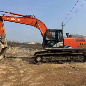 Excavatrice sur chenilles Hitachi ZX260 d'occasion, puissance 1200 kW, godet de 1,2 m, poids opérationnel de 26 tonnes, moteur, boîte de vitesses, vente à prix réduit - Product Image 1
