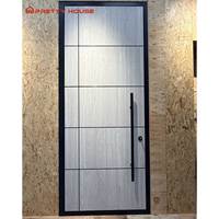 Porte d'entrée pivotante extérieure personnalisée Prettyhouse, porte de sécurité en aluminium de luxe, porte d'entrée moderne antivol pour la maison