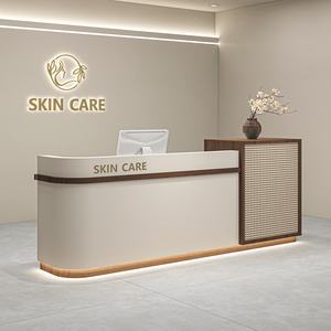 Moderno Silencioso Sólido Ecológico Oficina Recepción Escritorio Tienda de ropa Bar Mesa <span class=keywords><strong>Casa</strong></span> de té Centro DE SALUD Salón de belleza Cajero - Product Image 4