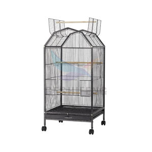 Grand perroquet <span class=keywords><strong>Cage</strong></span> extérieur Wren Magpie Bold Breeding Villa <span class=keywords><strong>Cage</strong></span> à nid d'oiseau durable renforcée <span class=keywords><strong>de</strong></span> métal - Product Image 1