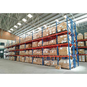 Poutres réglables de système de stockage en acier enduit de poudre résistante d'entrepôt sélectif industriel de support de palette couches personnalisables - Product Image 1