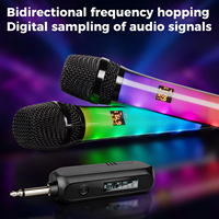 Micrófono Inalámbrico WX1 2.4G de Mano con Cancelación de Ruido, Ligero, LED, Tipo C para Karaoke, Canto, KTV