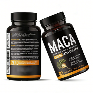 Multivitamine Kruidensupplementen Maca Wortel Capsules voor Volwassen Mannen - Energie, Stemmings- & Immuniteit Ondersteuning, Mannelijke Verbetering - Product Image 3