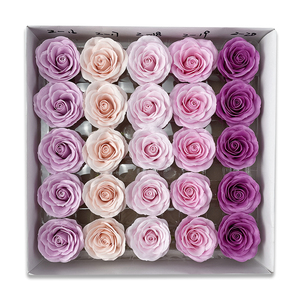 Flores artificiales realistas perfumadas al aire libre fábrica precio al por mayor decoraciones hechas a mano SuXing jabón flor