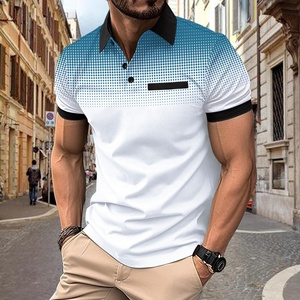 Neuankömmling Polyester Baumwolle Uniform Herren Golf Polo Shirt Benutzer definierte Sublimation Druck Polo Shirt für Herren - Product Image 1