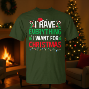 Tengo todo lo que quiero para Navidad, camiseta navideña - Product Image 3