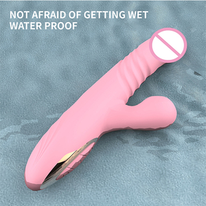 เครื่องนวดสั่นสะเทือนซิลิโคนแบบขายส่งสำหรับนวดผ่อนคลายทั่วร่างกาย หัวคู่ กระตุ้นจุดจี สำหรับผู้หญิง เครื่องช่วยสำเร็จความใคร่ทางช่องคลอด ของเล่นทางเพศสำหรับผู้ใหญ่ - Product Image 6