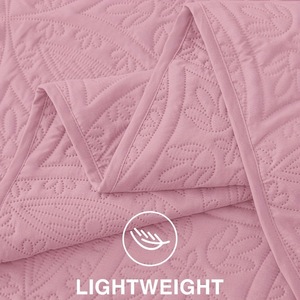 Phong Cách Đơn Giản Bộ Đồ Giường Thiết Lập Mùa Hè Trọng Lượng Nhẹ Sợi Nhỏ Siêu Âm Quilt Thiết Lập Mô Hình Hình Học Quilt Cover <span class=keywords><strong>Set</strong></span> - Product Image 3