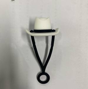 Conception personnalisée 10mm Pvc Cowboy Hat Straw Tips Cover Cap Anti-poussière Potable Paille Réutilisable Pointes de paille Couvercles pour Gobelets de 40 Oz - Product Image 4