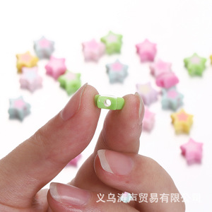 Acrylic Star <b>Beads</b> 8mm For Bracelet Making DIY Jewelry Accessories Multicolor Loose <b>Beads</b> - Product Image 2