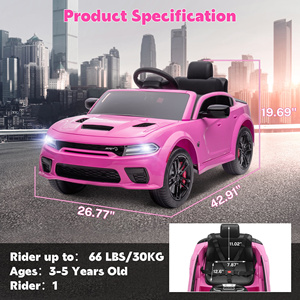 <span class=keywords><strong>Voiture</strong></span> jouet pour enfants à conduire, <span class=keywords><strong>prix</strong></span> d'usine, haute qualité, sous licence <span class=keywords><strong>Dodge</strong></span> <span class=keywords><strong>Charger</strong></span> Srt Hellcat Red Eyes Wide Body - Product Image 5
