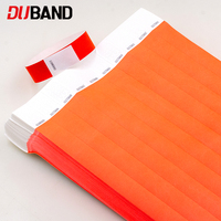 Bracelets jetables en Tyvek pour le contrôle d'accès aux discothèques et la vérification des invités