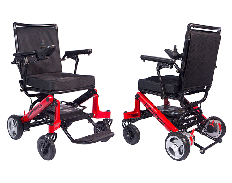 Легкое инвалидное кресло JBH, медицинское кресло-колесо, складное ручное кресло