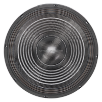 Subwoofer 18 pouces haute puissance 1200W RMS en fibre de carbone, bobine vocale 4 pouces, 8 ohms, pour basses de scène 18100-044