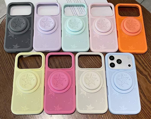 เคสโทรศัพท์ซิลิโคนแม่เหล็กแบบกำหนดเองรุ่น GS005 พร้อมที่ยึดแม่เหล็กซิลิโคนสำหรับเคสมือถือ iPhone 17 Pro Max - Product Image 2