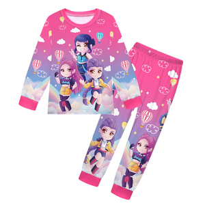 Nuevo Conjunto de Pijama Informal de Verano con Estampado de Anime de K-POP Witch Hunt Team, Transpirable y Suave - Product Image 6