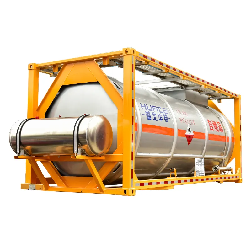 20ft T11 ISO nhiên liệu diesel Xăng hóa chất lỏng lưu trữ Tank container