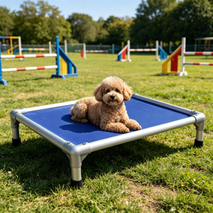 Accessoires pour lits d'animaux de compagnie : Lit surélevé confortable, imperméable, en aluminium, lavable, pour chiens de grande taille – Vente en gros - Product Image 6