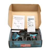 Professionnel 2 pièces charge Lithium perceuse électrique perceuse à main et meuleuse d'angle puissance ensemble d'outils sans fil