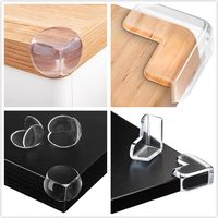 Protecteur d'angle de table en PVC transparent Kuliwei, absorption des chocs, protection d'angle transparente, protection d'angle anti-collision pour meubles