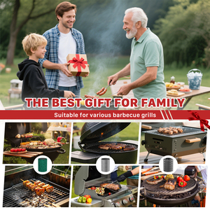 Brosse de nettoyage électrique pour barbecue à couple élevé avec 3 têtes interchangeables, chargement Type-C - Product Image 6