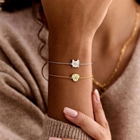Pulsera con Colgante de Acero Inoxidable Personalizada con el Recuerdo de tu Mascota, Regalo para el Día de San Valentín, Certificación CE