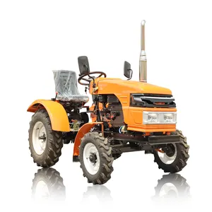 Mini tracteur agricole de jardin 4x4, 50 cv, tracteur agricole 4x4 Compact à 4 roues motrices