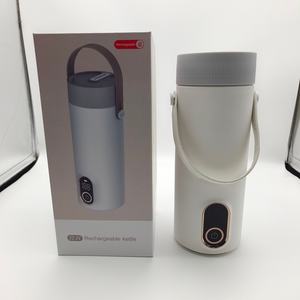 2025 New Design Portable OEM Thermos Eco-Friendly 304 Stainless Steel Rechargeable Heated <b>Kettle</b> for Outdoor <b>Car</b> RV Hotel - Product Image 3