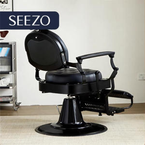 Chaise de Barbier Hydraulique Professionnelle 2026 pour Hommes, Réglable en Hauteur, Pivotante à 360 Degrés, Chaise de <span class=keywords><strong>Coiffure</strong></span> Moderne en Métal pour Salon - Product Image 2