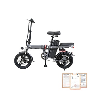 Mini vélo électrique <span class=keywords><strong>pliable</strong></span> 500W 48V 14 pouces, vélo de ville électrique, batterie au lithium, scooter électrique <span class=keywords><strong>pliable</strong></span> hybride 500W - Product Image 4