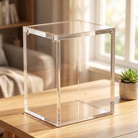 Boîte de rangement en acrylique magnétique anti-UV pour boosters avec couvercles magnétiques Ascending Hero, étui renforcé en acrylique pour boosters