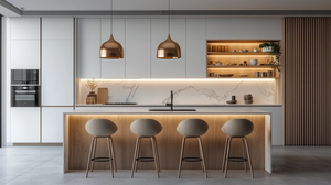 Armoire de <span class=keywords><strong>cuisine</strong></span> en bois massif sur mesure haut de gamme avec <span class=keywords><strong>accessoires</strong></span>, design prêt à assembler, robinet, charnière pour utilisation en centre commercial ou en appartement - Product Image 4