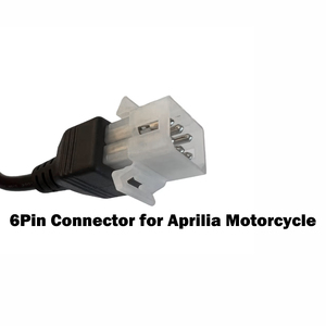 Cable adaptador de diagnóstico OBD2 de 16 pines a 6 pines para motocicleta Aprilia, conector OBD - Product Image 3