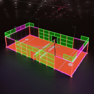 Proveedor Profesional de Pistas de Pádel LED Luminosas, Pista de Pádel Panorámica que Brilla en la Oscuridad - Product Image 2