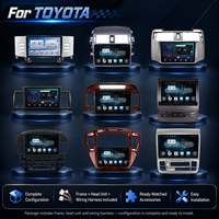 Marco para Radio Android de Toyota, Reproductor Multimedia para Auto, Pantalla Táctil, GPS, WiFi, Sistema de Audio Estéreo, Reproductor de Video USB