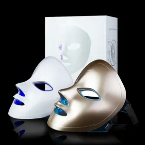 En iyi profesyonel 7 renkli Led ışıklar maskesi tedavisi renk ışık Led yüz maskesi kırmızı ışık Anti kırışıklık makinesi