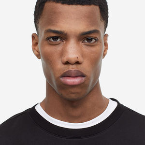 Sweat-shirt à col ras du cou unisexe surdimensionné 100% coton avec impression de logo personnalisée en éponge française - Product Image 5