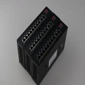 Professional Factory Wired Lan Mbps Din Rail Network 12 Port Industrial Ethernet PoE Switch