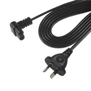 Saa/2 Te IEC320 C7 Cord H03 2*0.75Mm Platte Draad Kabel 2 Pin Vorm 8 Aus c7 Ac Power Kabel