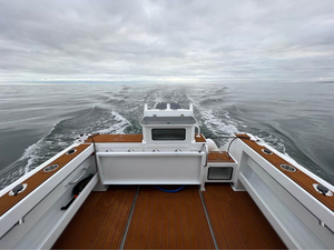 7,5 m 25FT Exploers Aluminio Río Agua Pesca Barco de cabina cerrada para la venta - Product Image 5