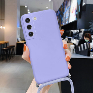 Funda de teléfono móvil Samsung S22 S20 Ultra, collar de silicona con cordón, cubierta trasera para llevar en <span class=keywords><strong>el</strong></span> hombro - Product Image 5