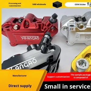 קליפרים בעלי ארבע בלמים משופרים CNC עבור אופנועי ימאהה וסוזוקי, אביזרים חדשים לכלי רכב חשמליים, זוג קטן, מותג YF, אחריות לשנה - Product Image 2