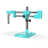 Microscope trinoculaire à double bras RF7050TVW, microscope industriel pour la réparation de matériel informatique de PC portables et de cartes de circuits imprimés (PCB)