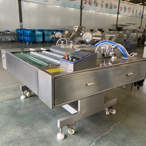 Liên tục <span class=keywords><strong>thermoforming</strong></span> bánh mì cà phê gạch đậu sản phẩm hải sản pho mát máy đóng gói chân không - Product Image 2