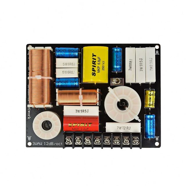 280W 3 Way Audio Speaker Crossover Treble+ Midrange+ Bass Independent Filter Frequency Divider for DIY Speaker DIY 1PC