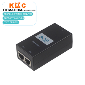 อะแดปเตอร์ 48V 24V 1A 0.5A แบบผ่านสายอีเธอร์เน็ต  อะแดปเตอร์จ่ายไฟแบบ Passive Power Injector พร้อมพอร์ต Poe Rj45 สำหรับกล้อง อะแดปเตอร์ Poe - Product Image 1
